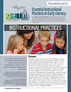 Pre-K Literacy Essentials 