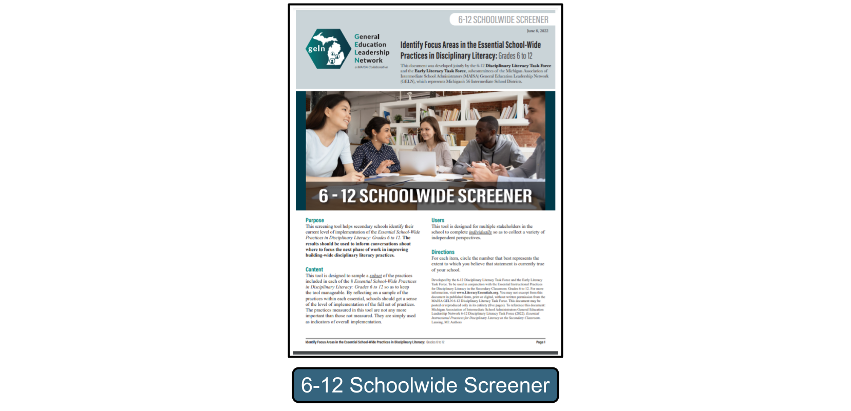 6-12 Schoolwide Screener